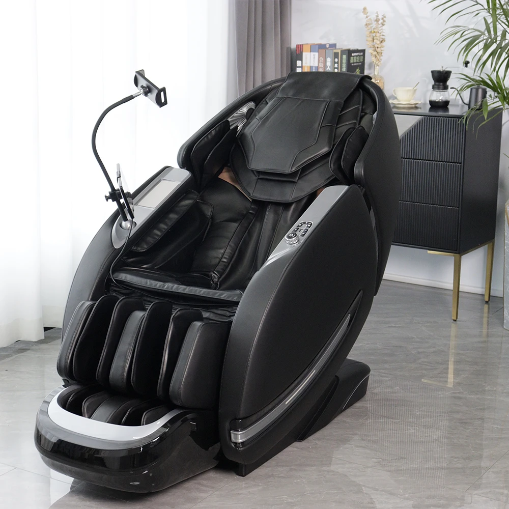 Electric Therapy Foot Roller Massage Chairs Touch Recliner Full Body 4D Zero Gravity Massage Chair With Heat