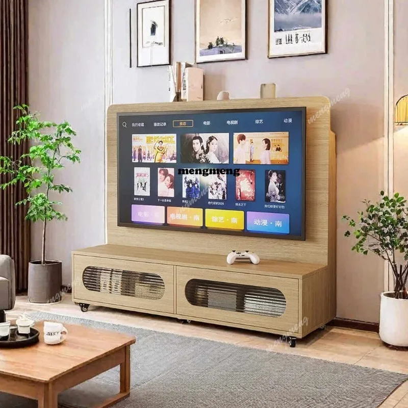 Japanese-style Nordic removable TV cabinet coffee table combination modern simple home living room bedroom playing games