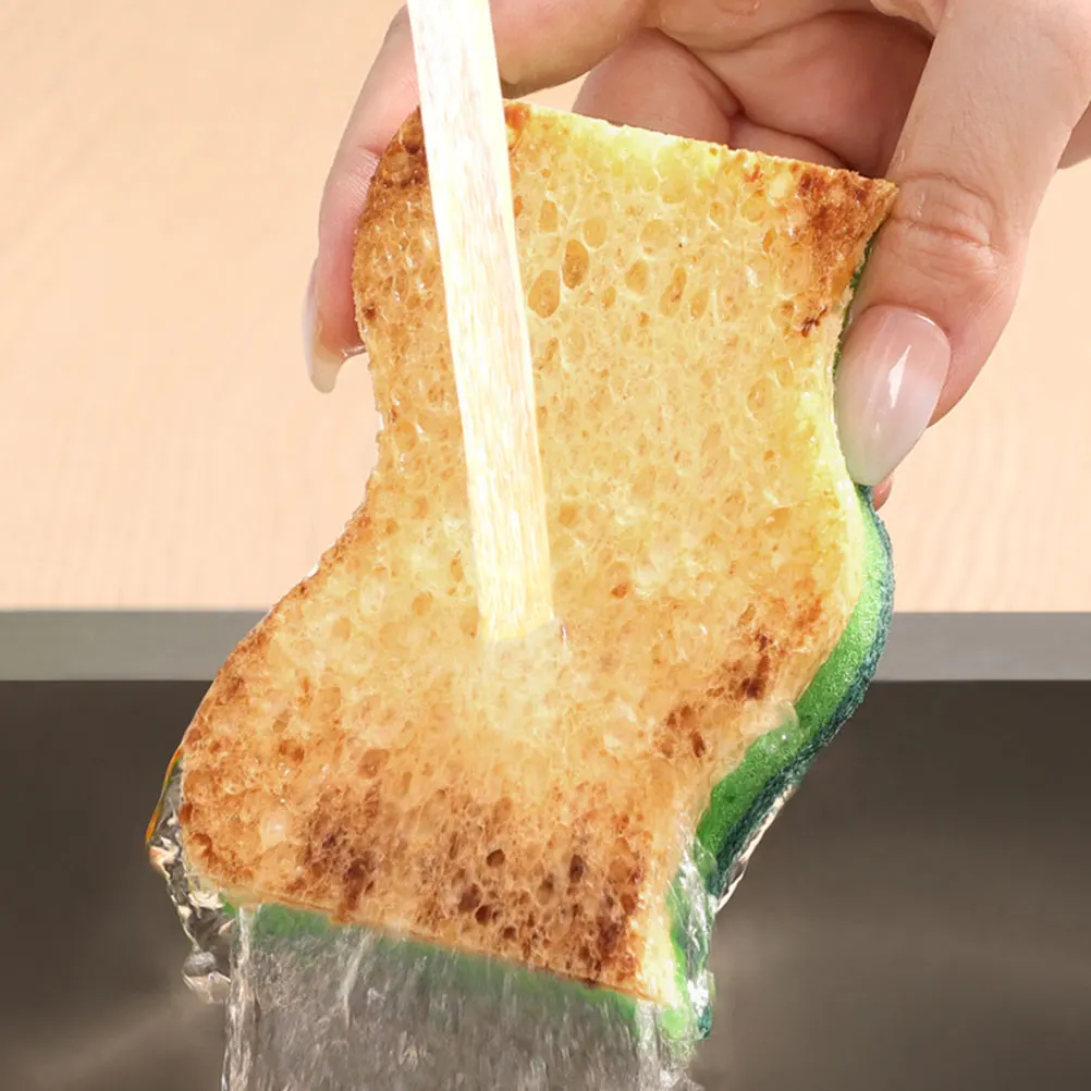 

5pcs Sponge for Dishes Kitchen Scrub Pads Tableware Cleaning Dish Washing Sponges Kitchen Sponges Pan Bowl Cup Scouring Pad