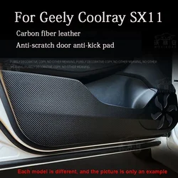 For Geely Coolray SX11 door anti-kick pad Coolray SX11 scratch and wear-resistant door anti-kick pad 2019+Edition Models