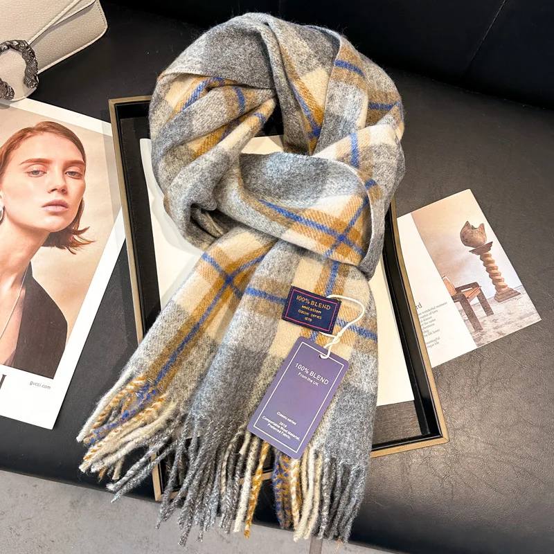 Thumbnail 4 - #74 Latest Plaid Winter Scarf Offers
