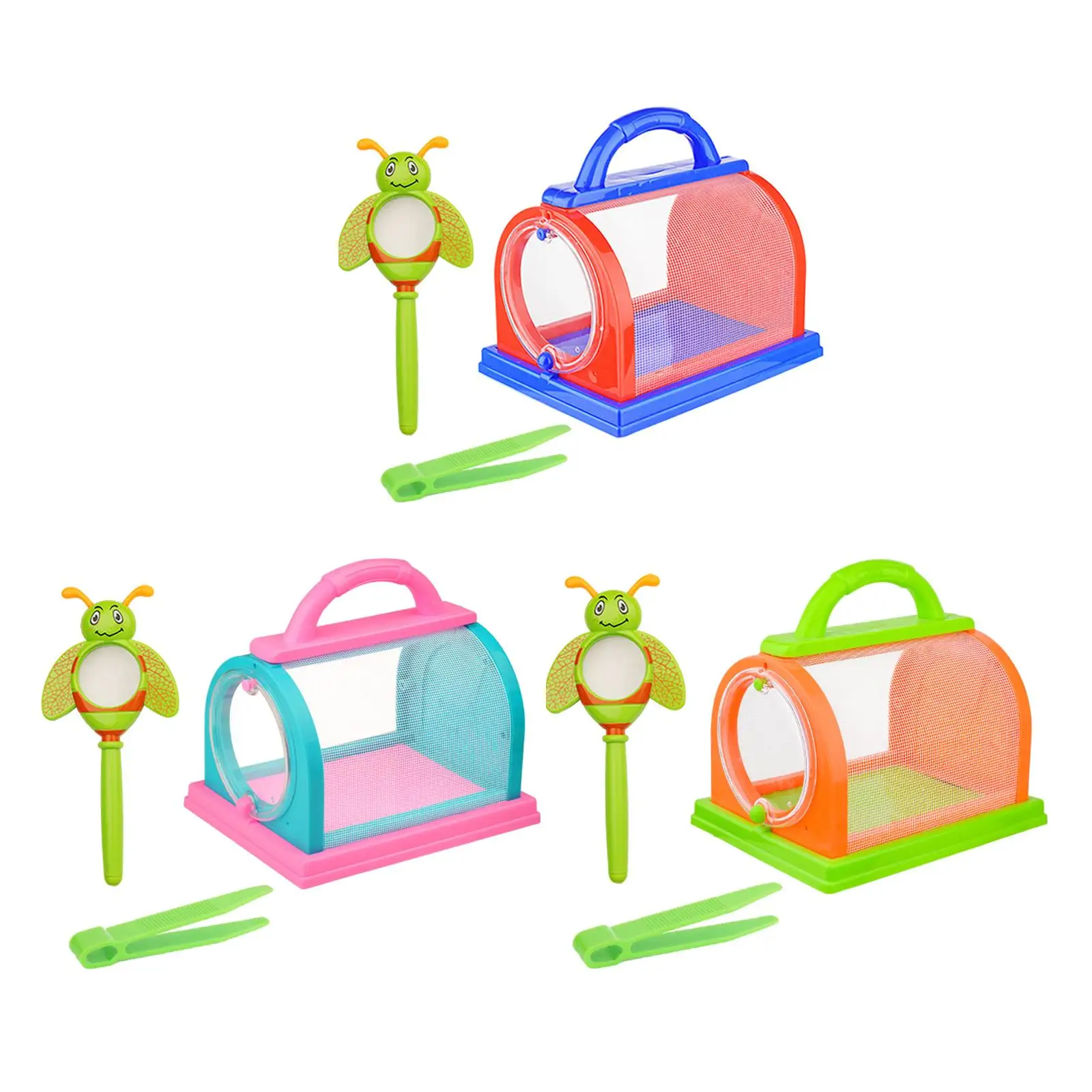 Tragbare Bug Catcher Kit Explorations ausrüstung liefert Lernspiel zeug spielen Lupe Bug Catcher Box für Kinder Kleinkinder