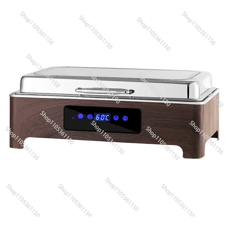 Electric heating dining stove Hotel buffet Stainless steel dining stove Tableware Breakfast smart buffet stove