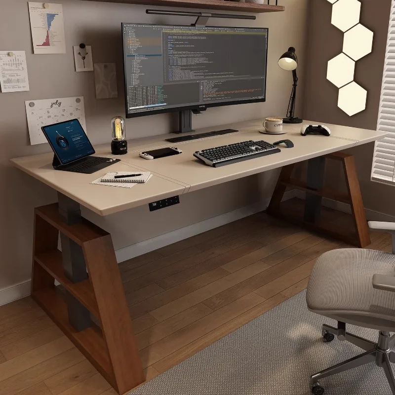 Minimalist Aesthetic Office Desk Design Organizer Classic Modern Office Desk Simple Corner Nordic Design Ufficio Salon Furniture