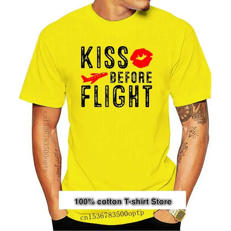 Ropa de moda para hombre, Camiseta con estampado de Before Flight, Estilo Vintage, 100% algodón, ajustada