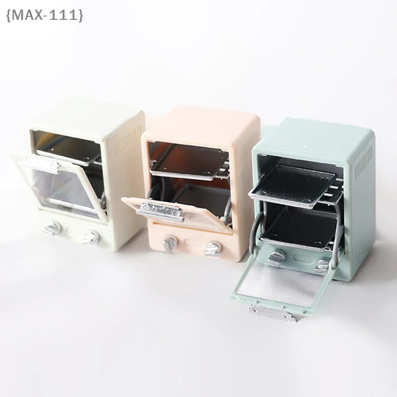【F2-MAX111】Dollhouse Kitchen Electric Oven Microwave Oven Ins Miniature Food Play Model