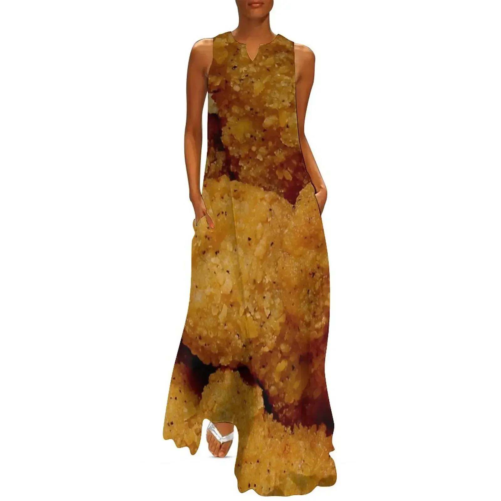 

CHICKEN NUGGETS Long Dress luxury dress summer woman dress 2025 women's clothing korea stylish summer clothes for women