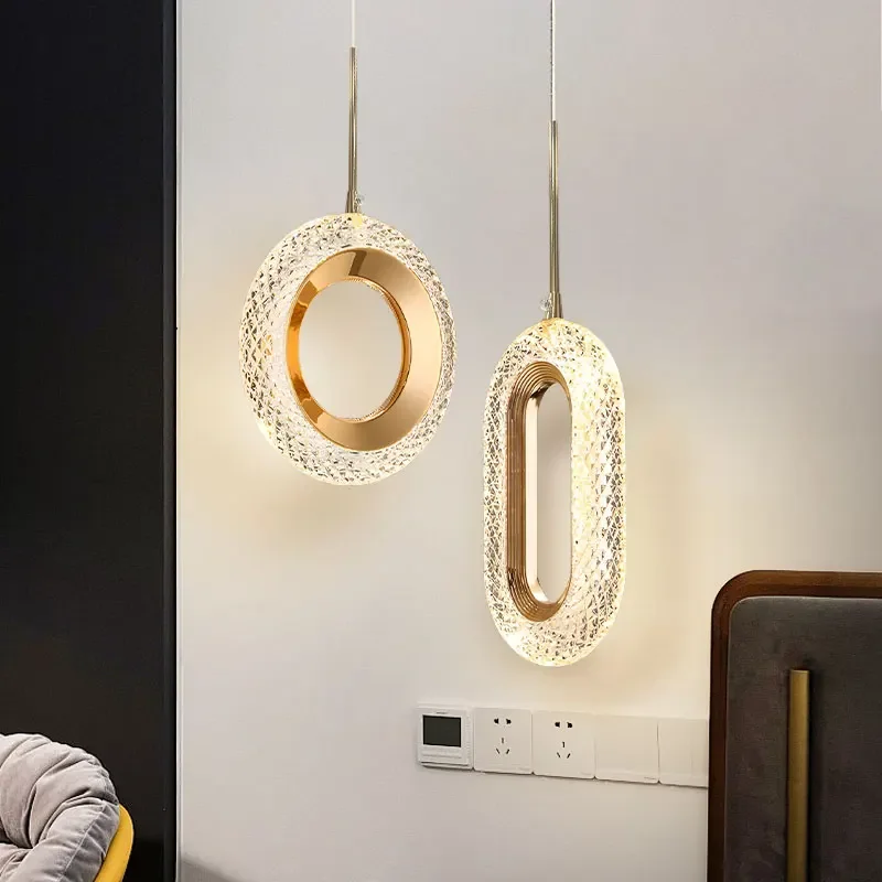 

Modern LED Pendant Lights Acrylic Hanging Ceiling lamp Chandelier for Home Decor Living Room Stairs Bedroom Kitchen Bathroom