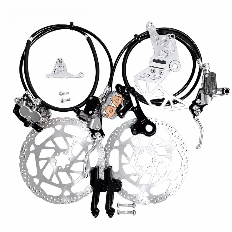 240mm Dual Caliper Hydraulic Brake Kit for Sur Ron Light Bee Talaria XXX MX3 MX4 E-Bike Electric Dirt Bike Upgrade Parts