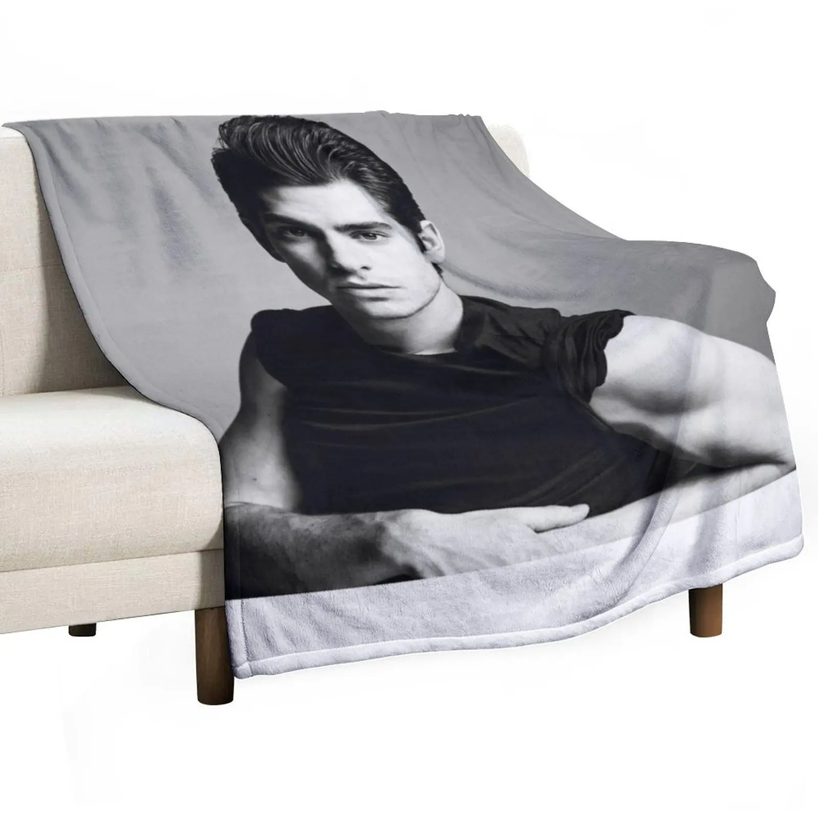 Andrew Garfield Throw Blanket Custom manga Flannel Tourist Blankets