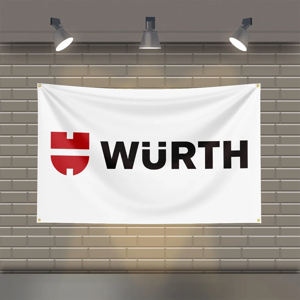 3x5 Ft W-Wurths  Flag Polyester Printed Mechanical Tool Flags for Room Garage Decor