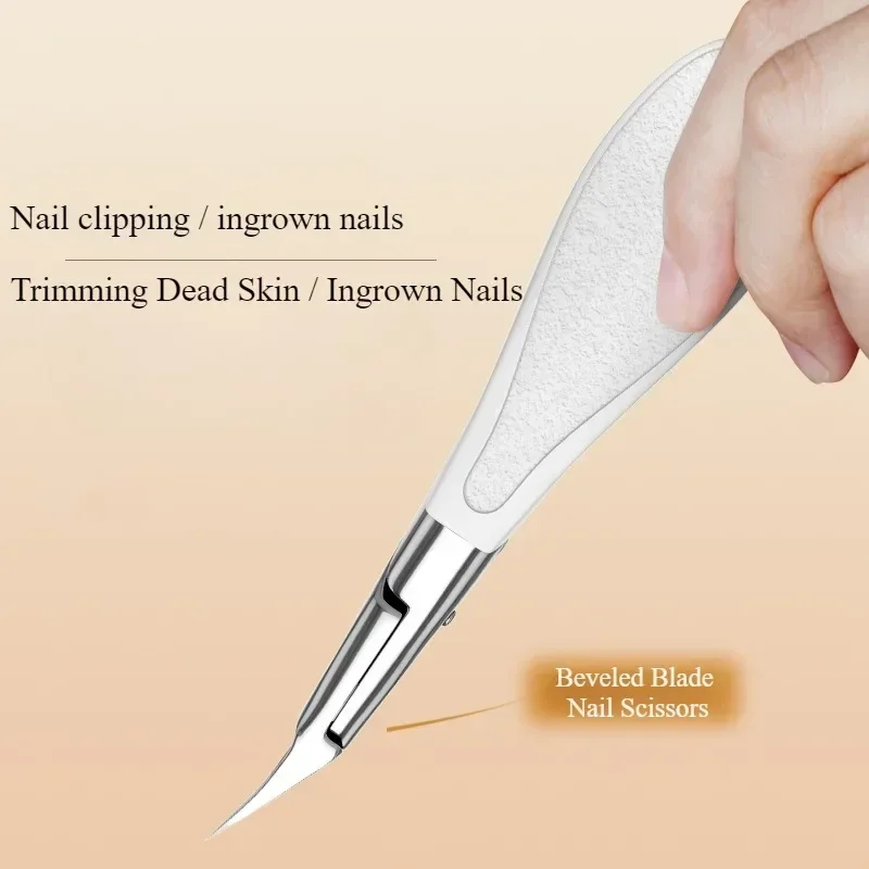 ステンレス鋼の巻き爪用爪切り、厚い爪用の爪切り、プロの足病医の爪切り
