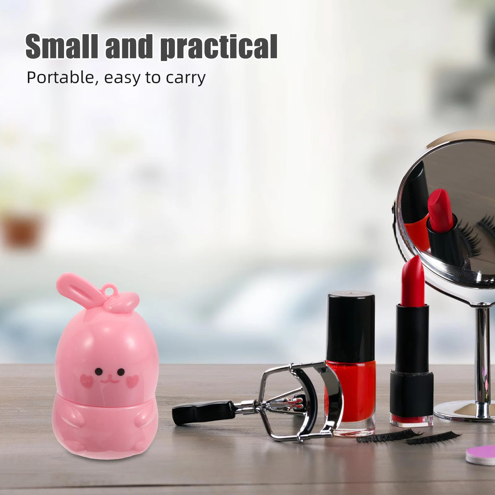 2 Stuks Bunny Ontwerp Kleur Veranderende Balsem Hydraterende Voedende Zorg Voor Tienermeisjes Hydraterende Effen Lipgloss Draagbare Kawaii Lip