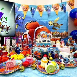 Juego de decoración de fiesta de cumpleaños para niño y niña, vajilla desechable para bautismo y comunión, plato de papel, servilletas, suministros