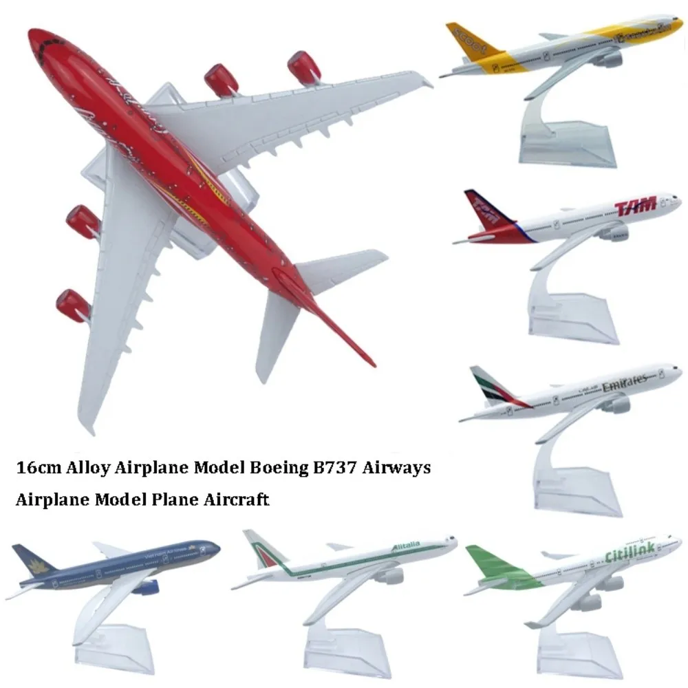 

New 16cm Brazil Air GOL Airlines 1/246 Scale Alloy Boeing B737 Airways Airplane Model 10 Styles Alloy Airplane Model