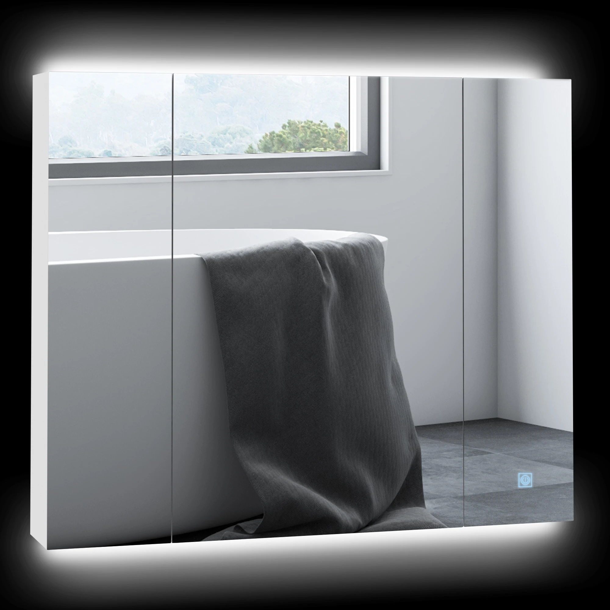 Led Medicine Cabinet, 35.5 X 29.5
