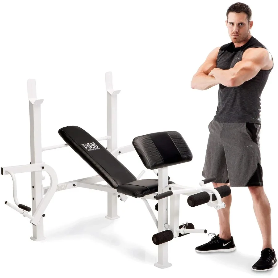 Diamond Elite Classic Multipurpose Workout Lifting Weight Bench for Home and Gym Strength Training