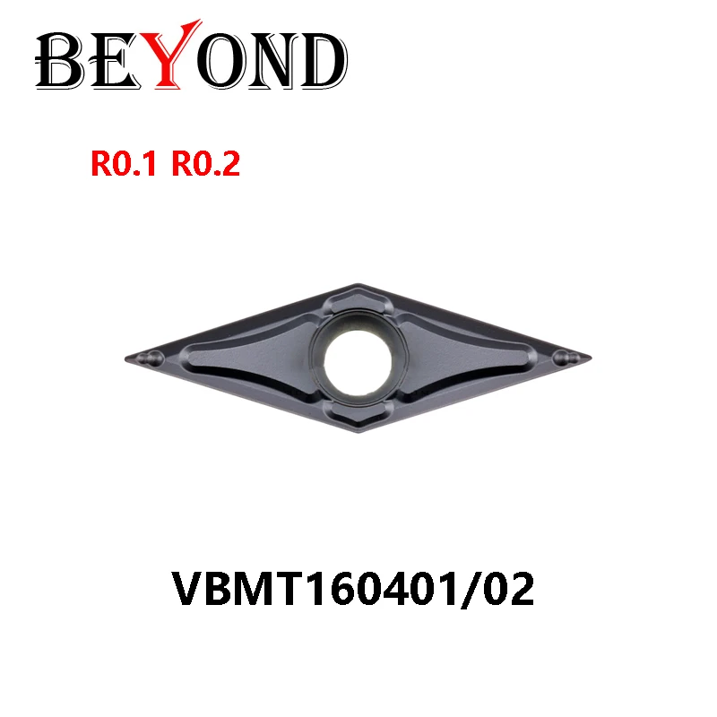 Beyond Vbmt160401 Vbmt160402 Carbide Insere o Processamento de Cnc Cortador Vbmt 160401 160402 Torno Ferramentas 10 Pcs Box Aço Inoxidável