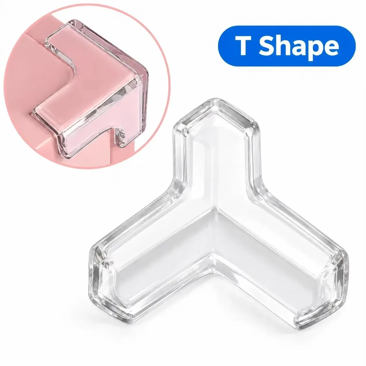 5pcs Clear Rubber Furniture Corner Edge Table Guard Protector Baby Safety High-selling Tool Accessories