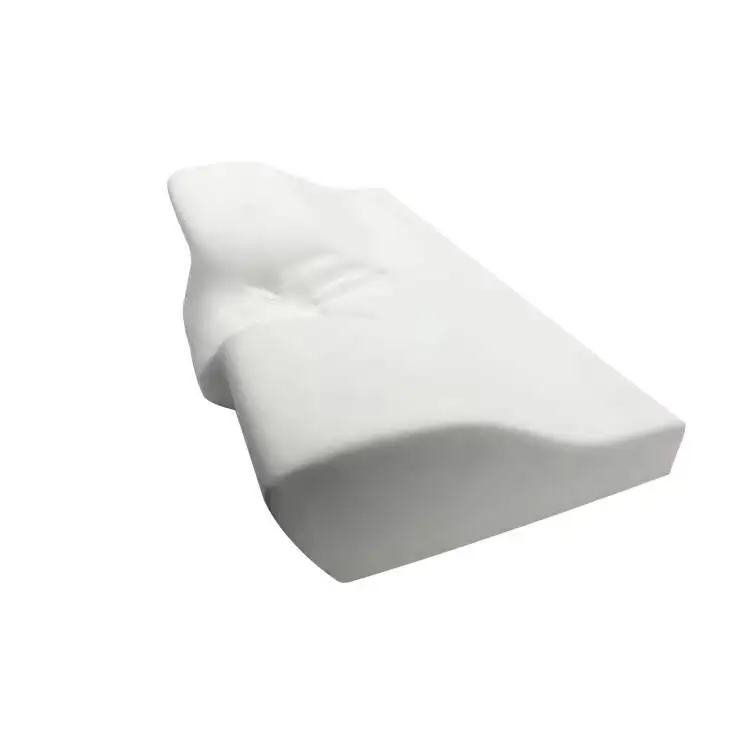 Comfortable Wave Shaped Neck Supports Memory Foam Pillow Memory Bed Pillow Cervical Contour for Sleep Targeted on Neck Region