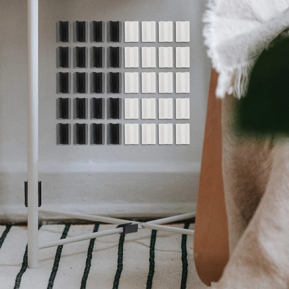 

50pcs U-Shaped Leg Caps 12Mm Inner Diameter Floor Protectors For Office Chair Furniture Silent Moving Non-Slip Chair Feet Covers