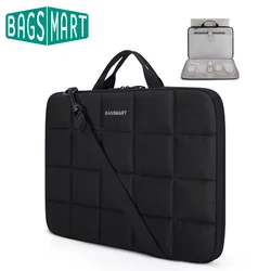 BAGSMART Laptop Sleeve Bag 15.6 Inch Computer Briefcase Shockproof Notebook Pouch For Macbook HP Dell Acer Travel Business Case