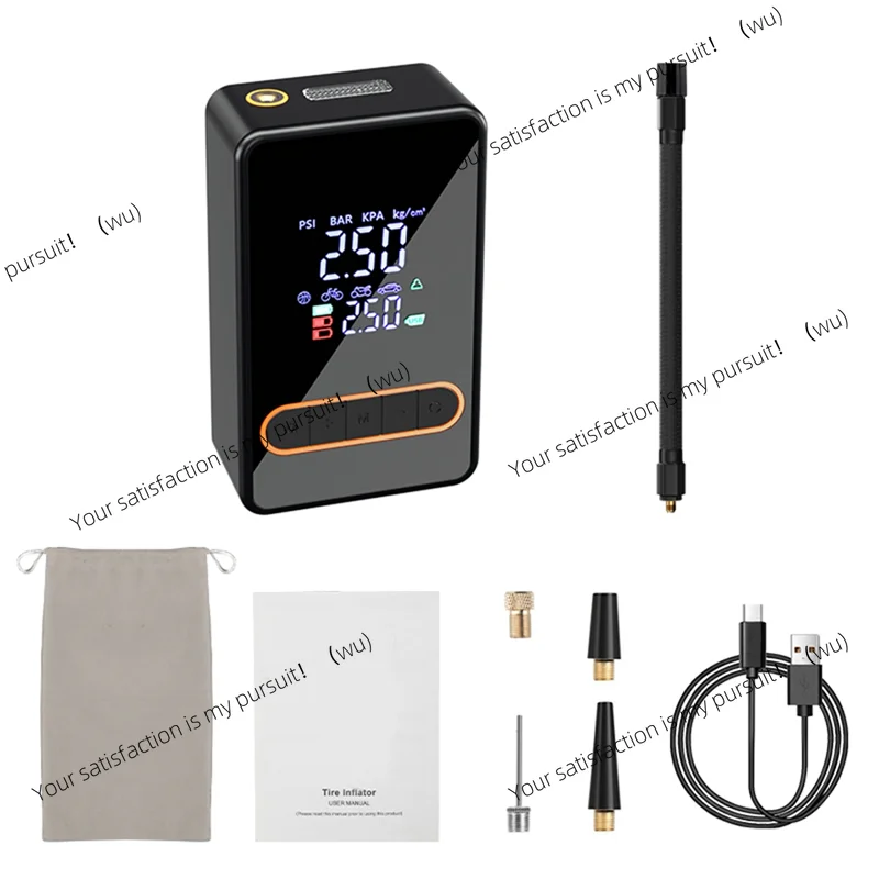 

ZOCI-Tire inflator portable air compressor, 6000Mah car tire wireless air pump, suitable for motorcycles, cars, balls, bicycles