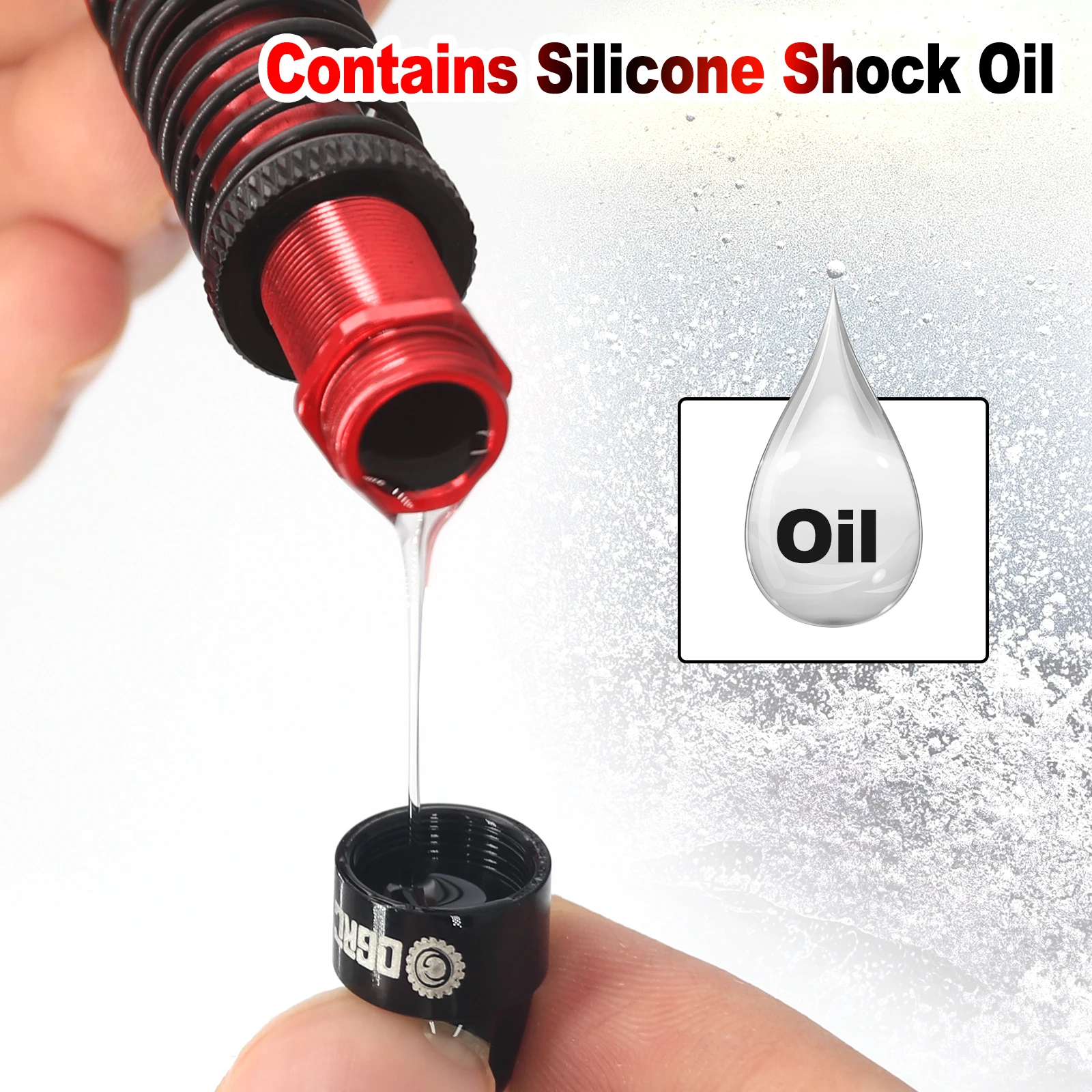 OGRC 1/10 RC Crawler Oil Filled Shock Absorber Damper 85/95/100mm Suspension Upgrade for Traxxas TRX4 Defender Bronco TRX6 Parts