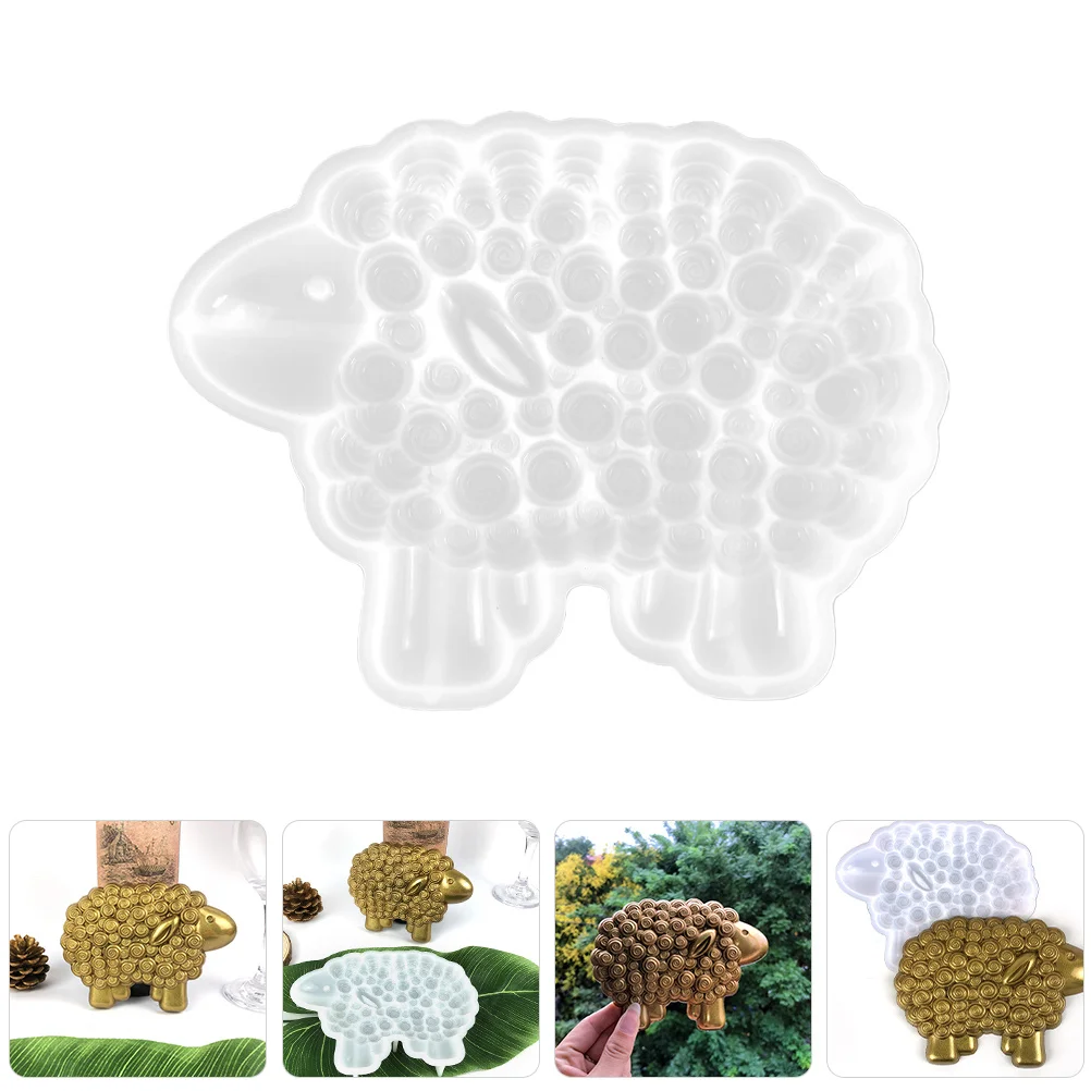 

1pcs Silicone Mold For Diy Epoxy Resin Craft Supplies Sheep Shaped Decor Making Molds Diy Sheep Decor Silicone Mold