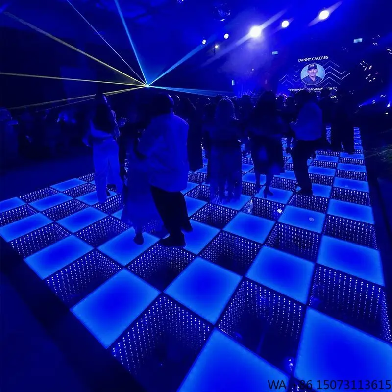 

RGB LED диско-светильники для пола, беспроводное DMX-управление, сценическое освещение для ночных клубов и диджейских площадок, IP65