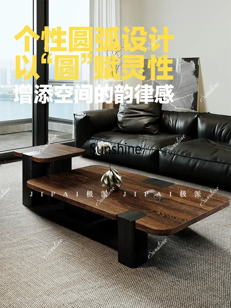 Modern simple rectangular combination living room light luxury high-end coffee tableT*