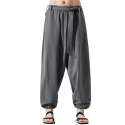 2024 Summer Mens Haren Pants Casual Sweatpants Hip Hop Pants Streetwear Trousers plus size 5XL 6XL 7XLJoggers Wide Leg Trousers
