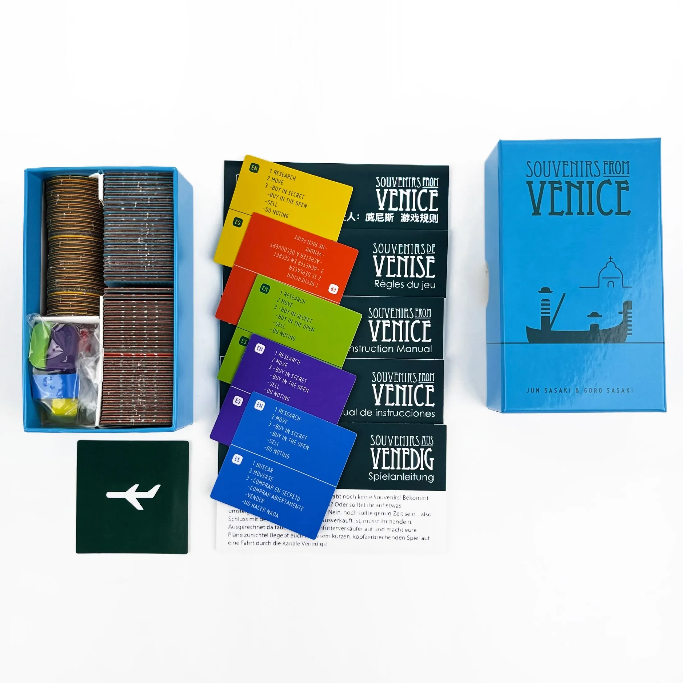 

Board Game – Souvenirs from Venice, 2-5 Player Strategy Game, 30-Minute Playtime, Great for Family & Friends