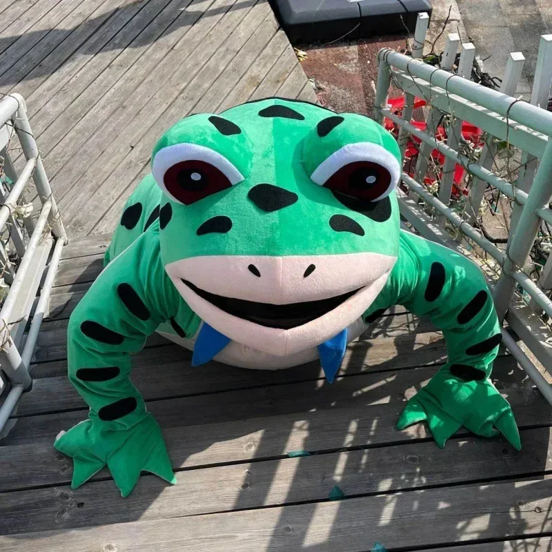 Christmas Frogs Inflatable Costume Suits Dress Anime Cosplay Christmas Carnival Halloween Party Costume for Adult Role Play