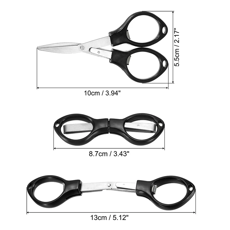 10/20/50/100Pcs Folding Scissors Stainless Steel Multifunctional Alloy Plastic Scissors Convenient and Lightweight