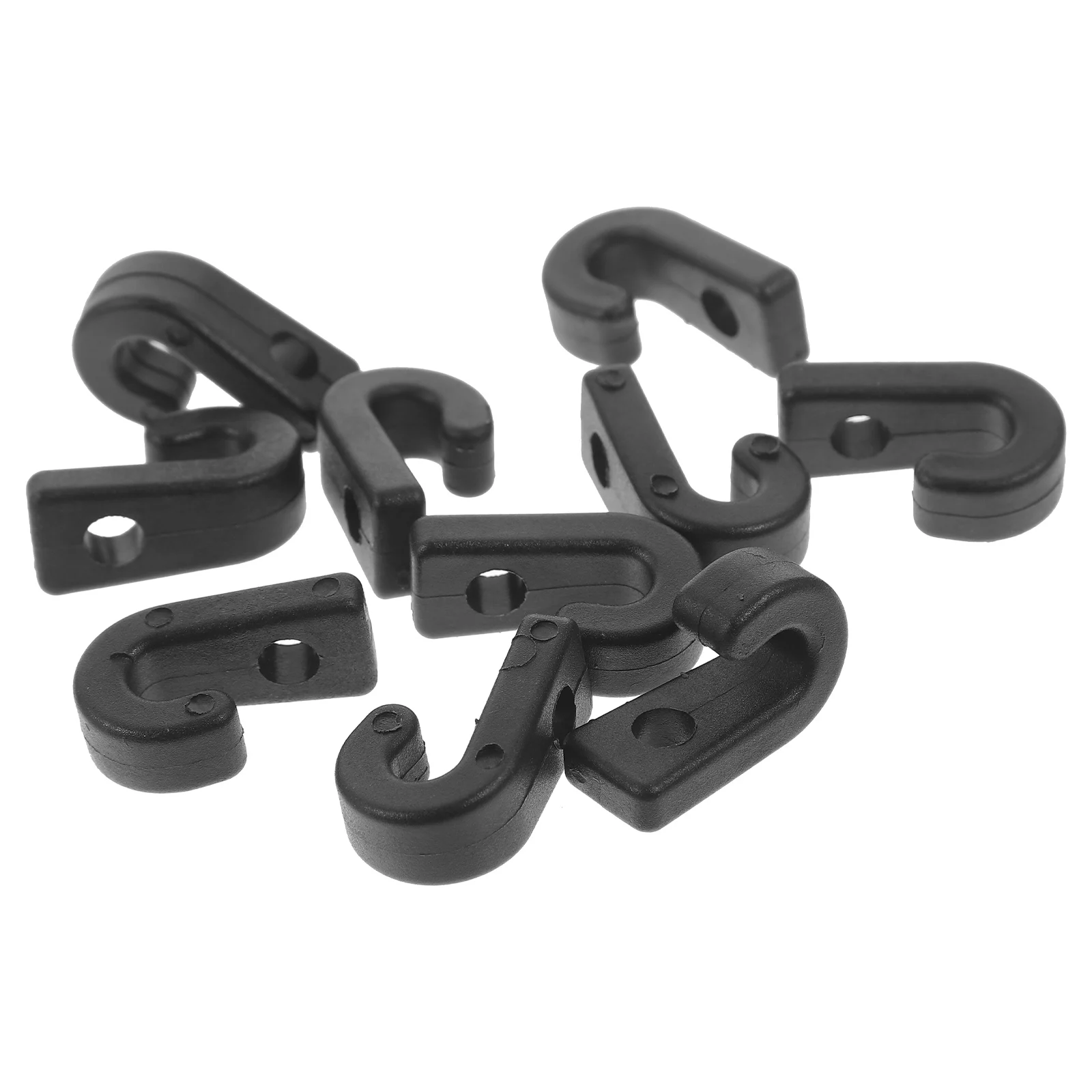 

10pcs Kayak Rudder Hooks Lightweight PP Material Fishing Accessories Boat Lashing Hook Outdoor Canoe Gear Secure Equipment