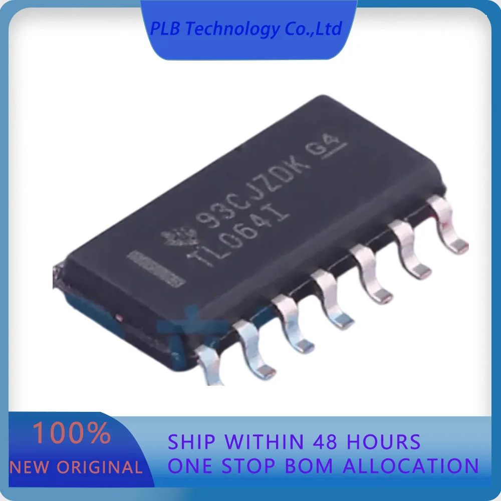 20PCS TL064IDR TL064  2mV 30pA 1MHz 3.5V/us 4 SOIC-14 FET Input Amplifiers Original Stock
