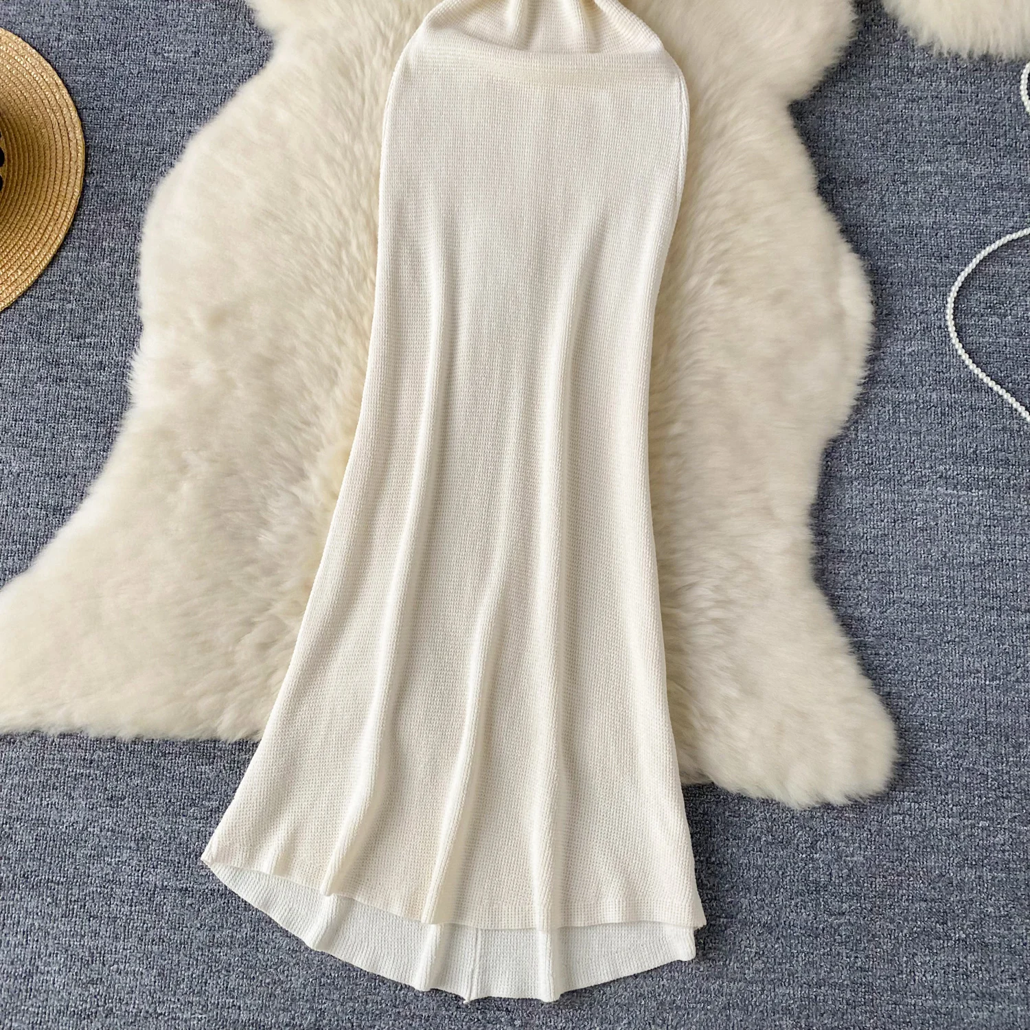 Sexy v neck Sleeveless Slim Knit Bodycon Dress Korean Fashion Chic  Party Vestidos Women Summer mermaid dresses