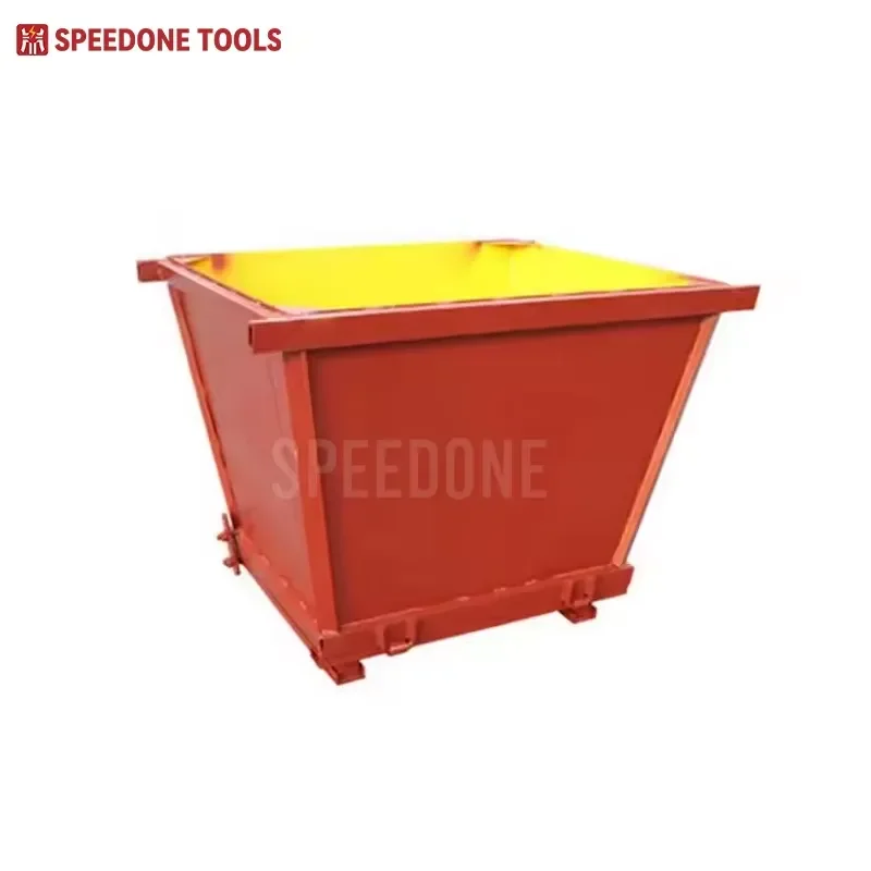 Newest Drop Bottom Steel Dumpster B Stone Waster Container for Handling Recyclables