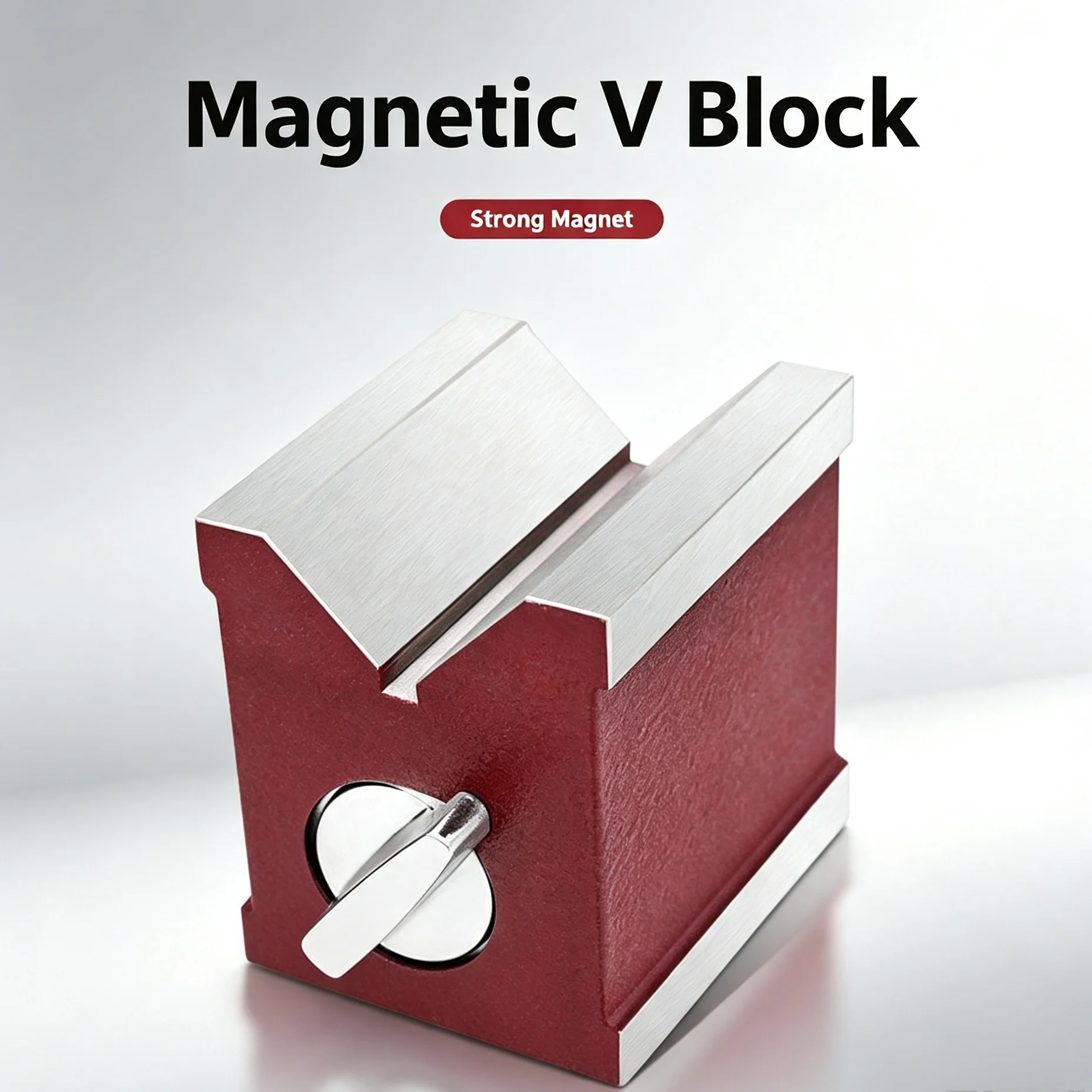 Switchable Magnetic V Block, Magnetic V Holder for Grinding, Wire Cut & EDM Workpiece Positioning