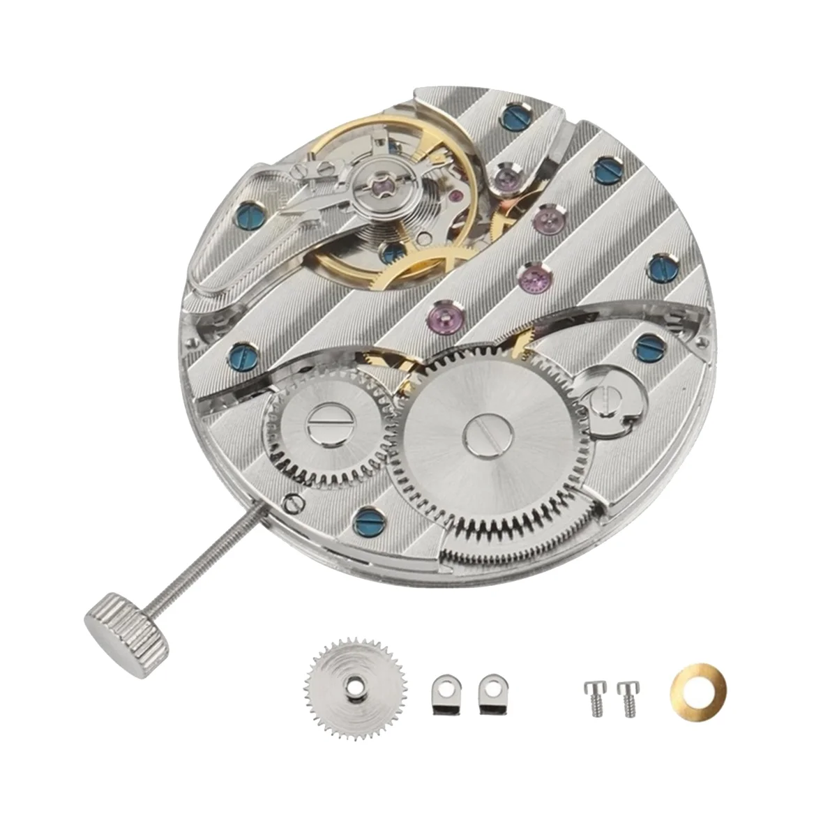 ST36-reloj con movimiento mecánico, pulsera de acero de 44Mm, P29, ST3600, 6497, 6497/6498