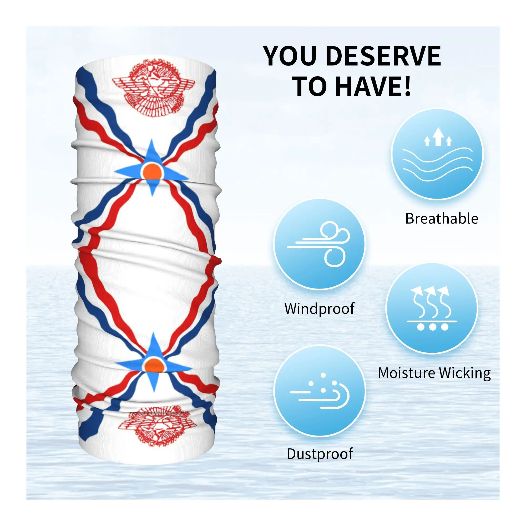 مخصص سوريا السورية سوريويو العلم باندانا الشتاء الرقبة أدفأ الرجال يندبروف التفاف الوجه وشاح للتزلج السرياني أرام الجراب عقال