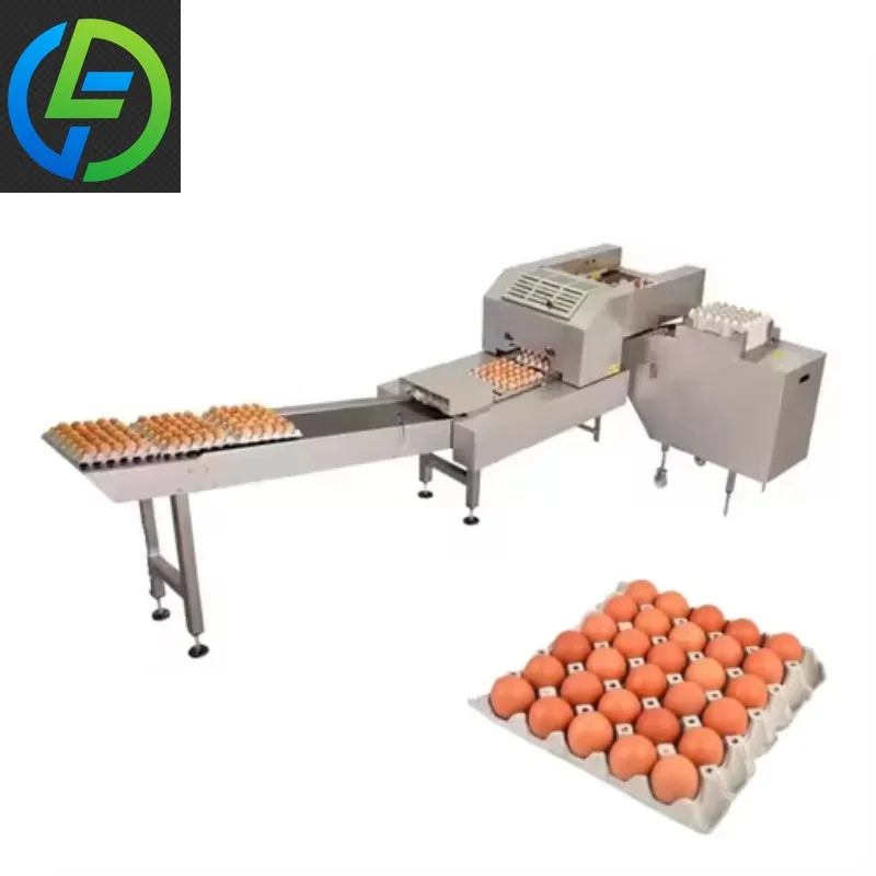 2025 مصنع بيع آلة تعبئة مزرعة البيض آلة صينية البيض الأوتوماتيكية بالكامل آلة تعبئة مزرعة البيض