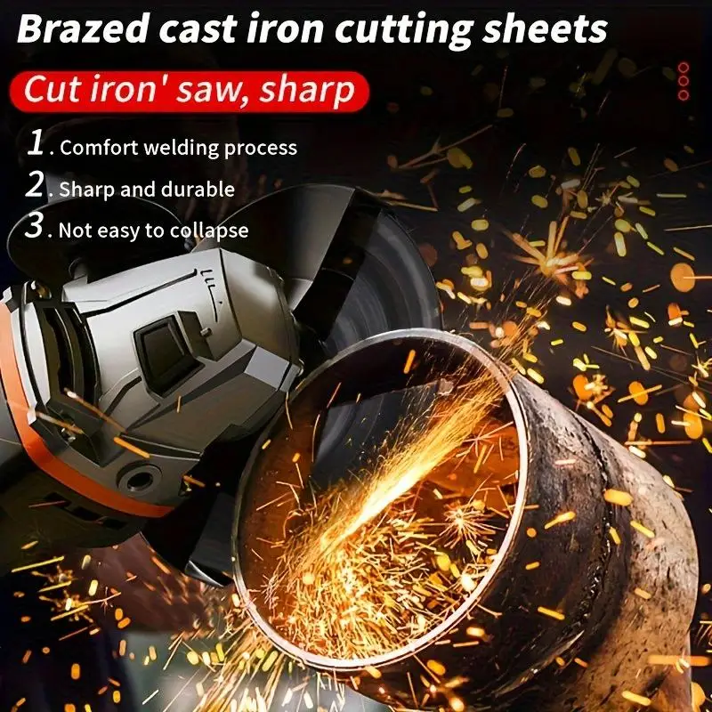 1Pc Diamond Saw Blade 4/4.5 Inch Cutting Disc Metal Cutting Diamond Plate For Wood Plastic Iron Steel Aluminum Metal Sheets