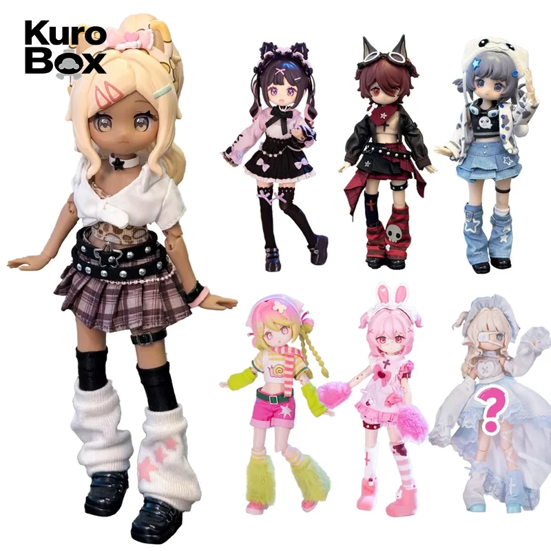 

Free Expression BJD Blind Box Series 2 Electronic Puppy Cute Virtual Pet Doll Collectible Figure Desk Decoration Gift for Girls
