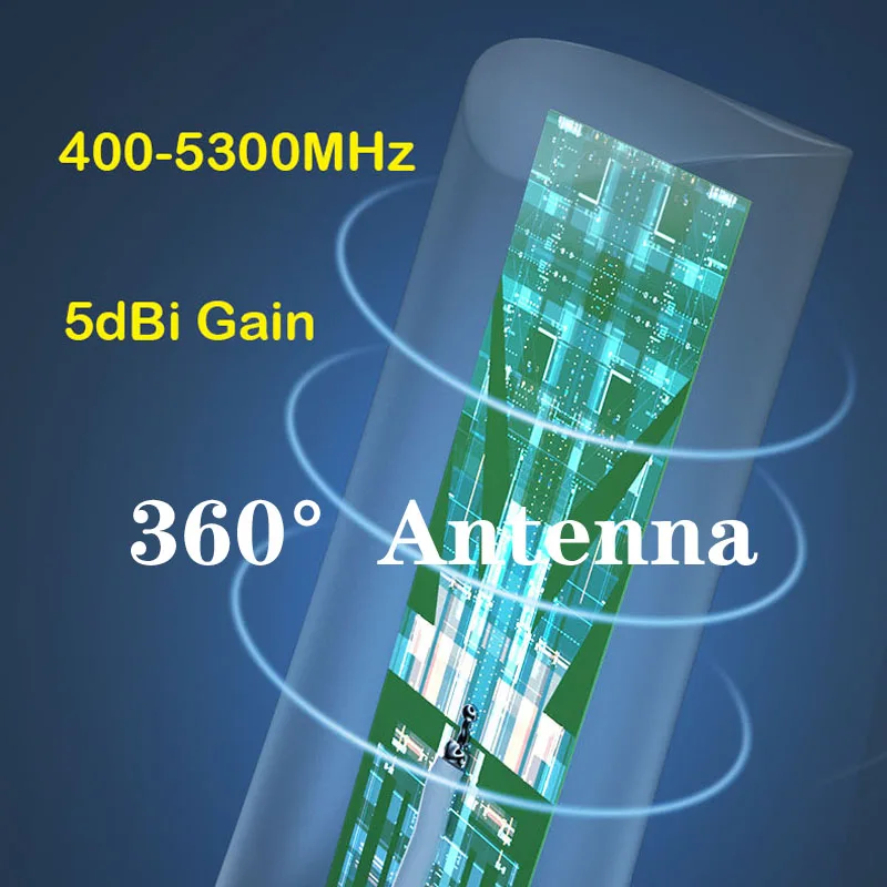 lintratek屋内アンテナ-5dbi-400-5300mhz-2g-3g-4g信号増幅器用セルラーアンプ-360度円柱型アンテナ-5dbi