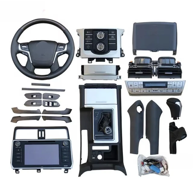 

Bodykit for Original Prado 10-17 Inner Upgrade Kit Modified Interior Dashboard Central Control