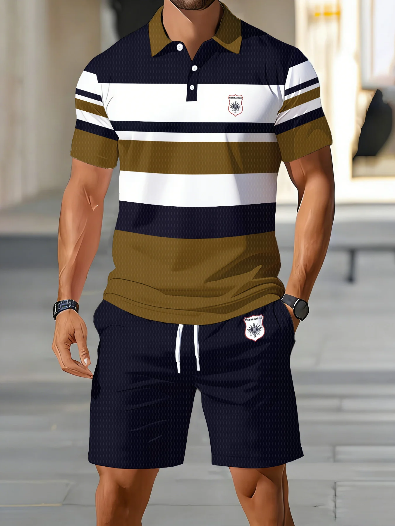 2026 Summer Men's Polo Set - 3 - Men'S Fashion Polo ulasan dan harga