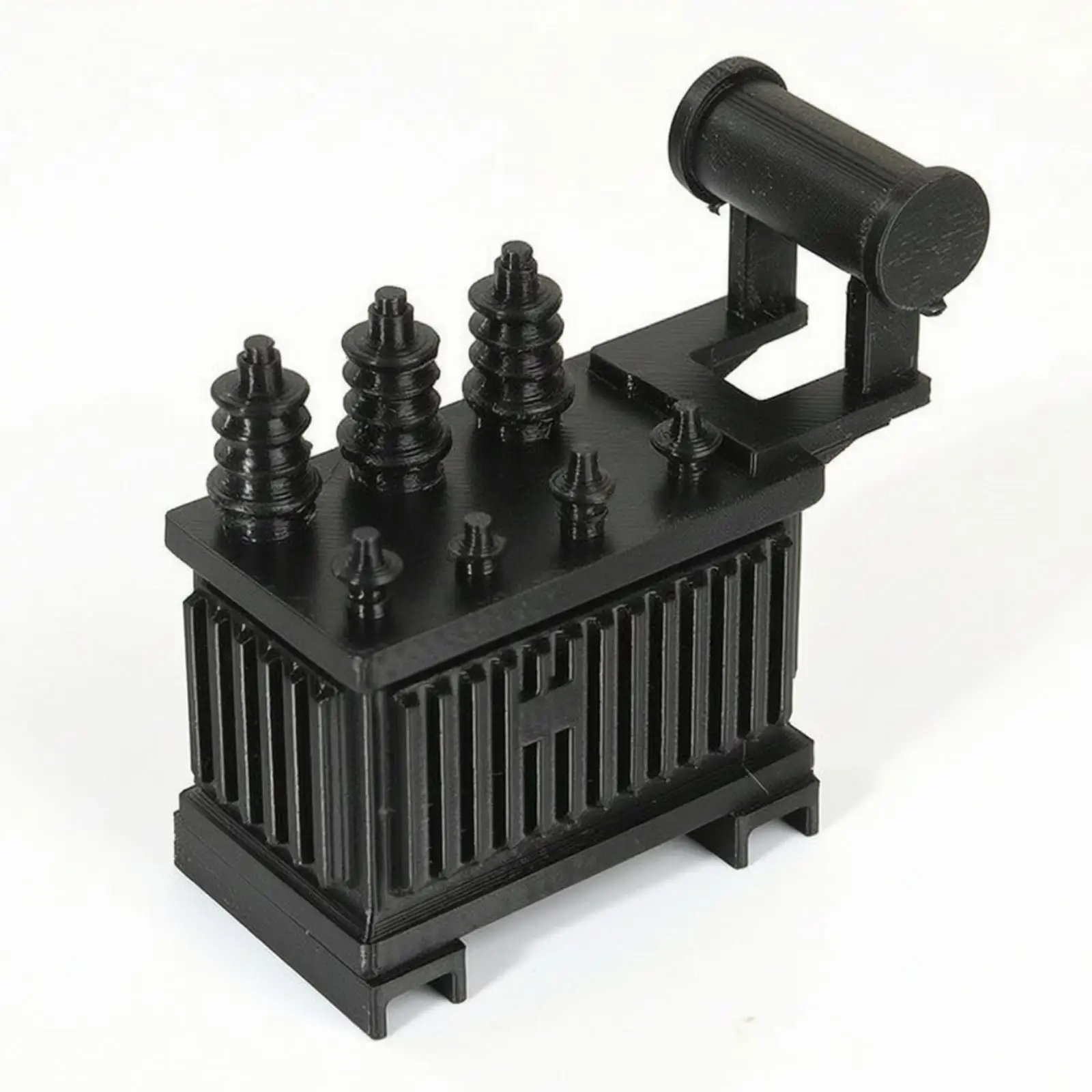 Compact Simulation Power Tower DIY Kit for Architectural Model Scene Substation Replica with Raised Base Detail
