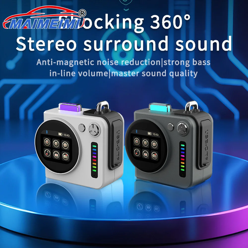 Wireless Stereo Outdoor Pocket Speaker BT Smart Screen Lightwelght and portable, featuring excellent sound quallty